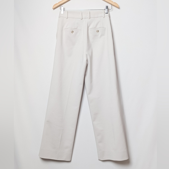 BABATON Agency Pant Crop Pleated Trouser Straight Leg Matte Pearl Straight Leg - Picture 13 of 15